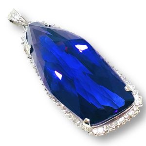 Pt900 アメジスト メレダイヤ  トップ